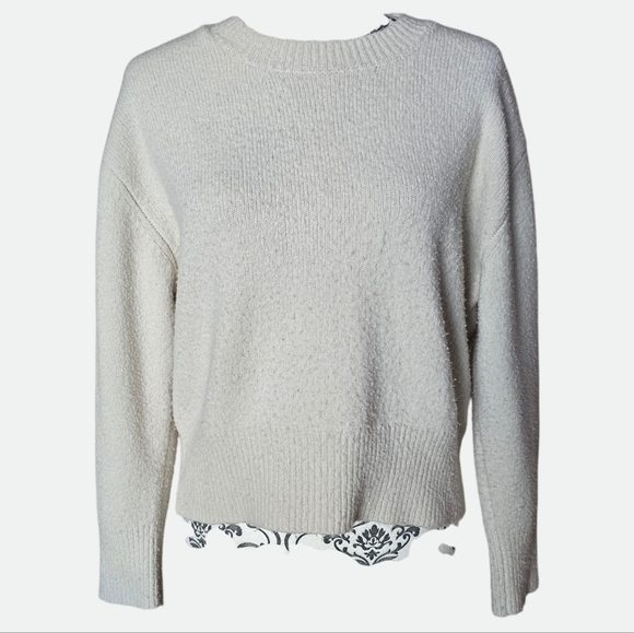 Okakie Sweaters - Okakie Textured Knit Relaxed Fit Sweater Size Small